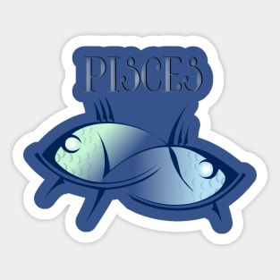 Pisces Water Sign Sticker